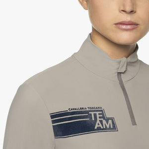 Polo manica lunga da donna TEAM shop del cavallo