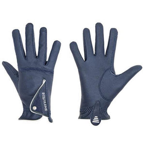 X-Glove Equiline Blue Riding Gloves