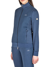 Carica l&#39;immagine nel visualizzatore di Gallery, Felpa da donna full zip &quot;Elaste&quot; Equiline shop del cavallo
